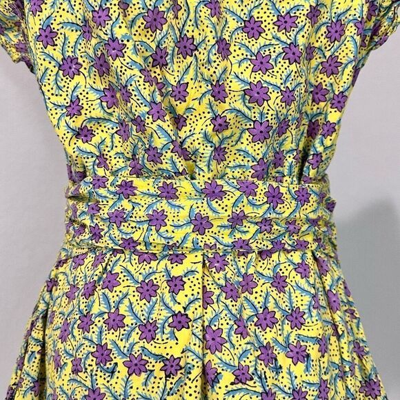 Banjanan Bulbul Mini Dress Sz M Boho Cottagecore Preppy Floral - Picture 12 of 13